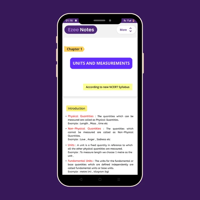 EzeeNotes screen showing practice questions